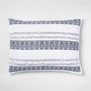 Chenille Stripe  Pillow Sham